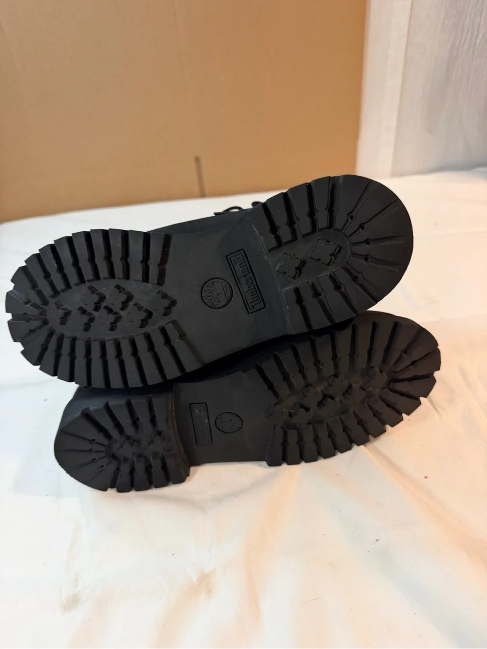 Timberland Black Rugged Tread Boots